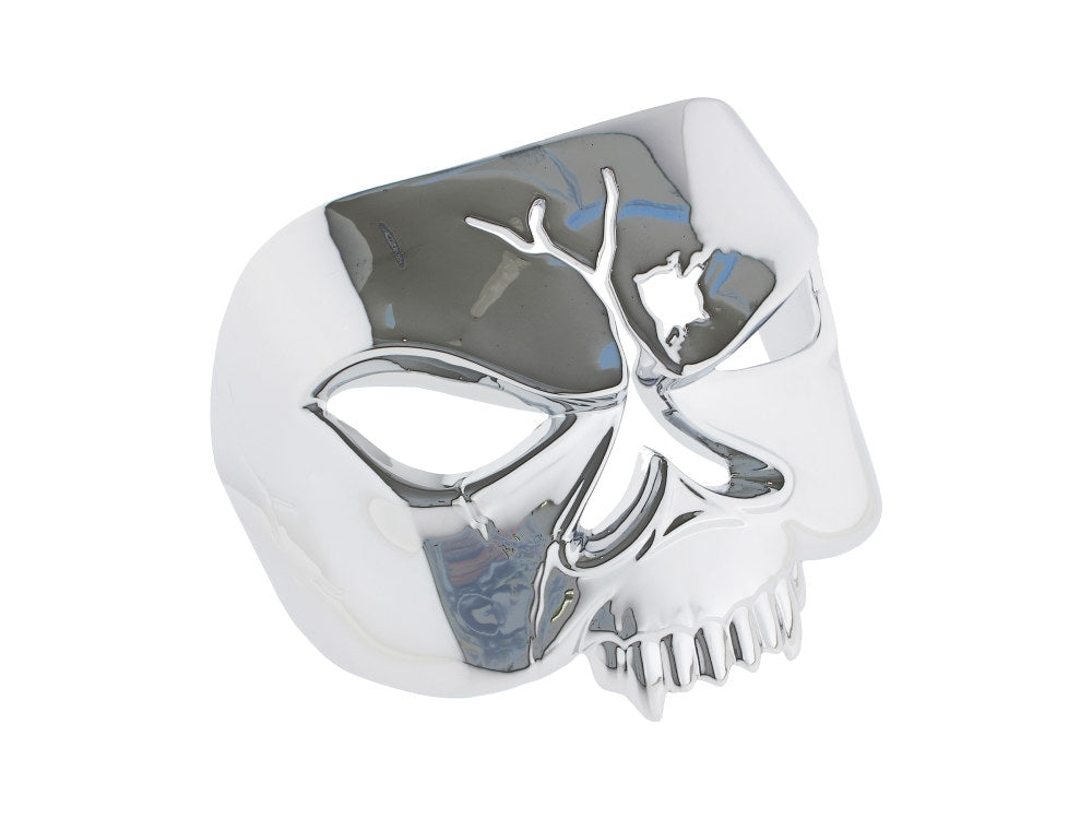 Zombie Taillight Cover - Chrome. Fits most H-D 1973up with Square OEM Taillight on Fender Top. - Kuryakyn