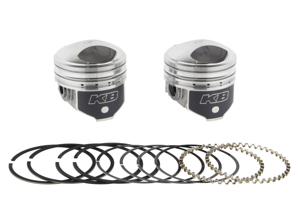 +.010in. Pistons with 8.5:1 Compression Ratio. Fits Big Twin 1941-1979 with 1200cc Engine. - Keith Black Pistons