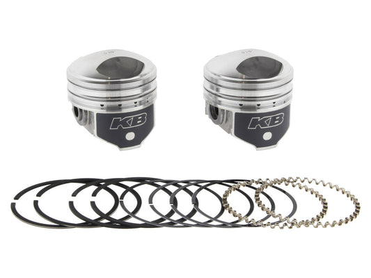 +.010in. Pistons with 8.5:1 Compression Ratio. Fits Big Twin 1941-1979 with 1200cc Engine. - Keith Black Pistons