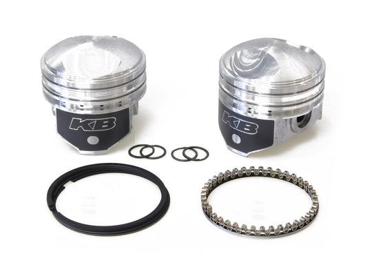 +.070in. Pistons with 8.5:1 Compression Ratio. Fits Big Twin 1941-1979 with 1200cc Engine. - Keith Black Pistons