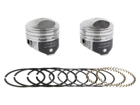 Std Pistons with 8.5:1 Compression Ratio. Fits Big Twin 1941-1979 with 1200cc Engine. - Keith Black Pistons