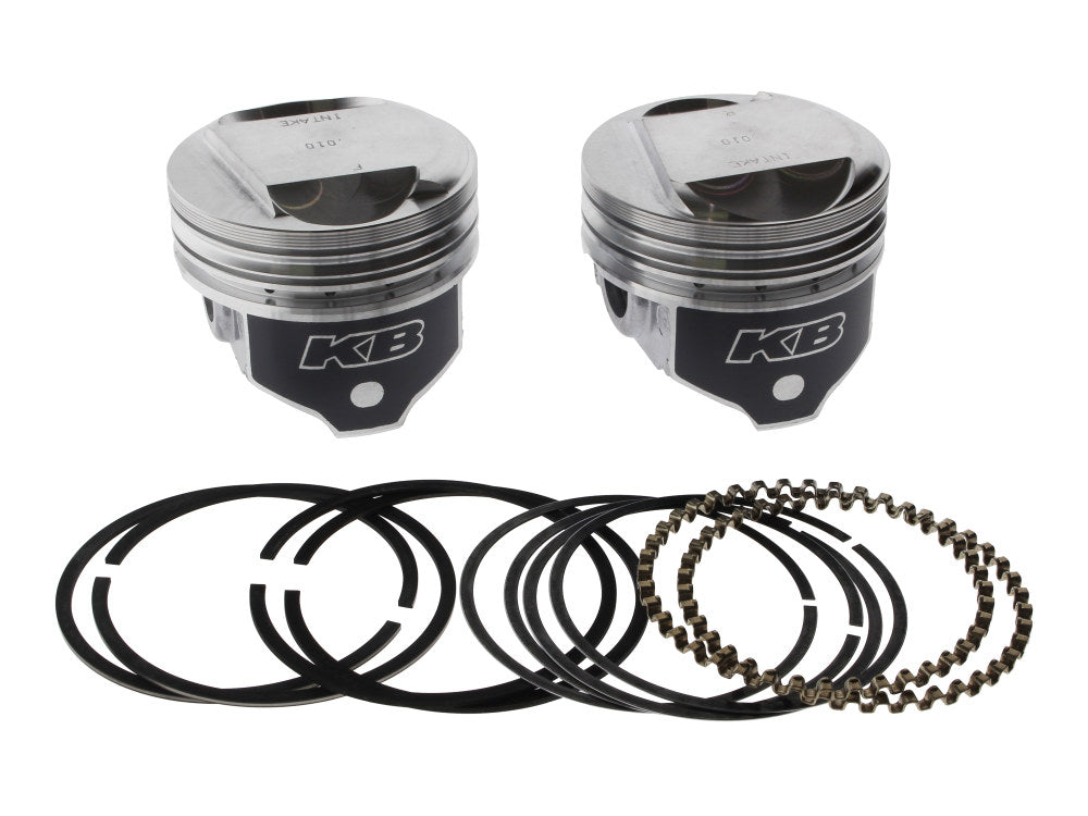 +.010in. Dome Top Pistons with 10.5:1 Compression Ratio. Fits Big Twin 1984-1999 with Evo Engine. - Keith Black Pistons