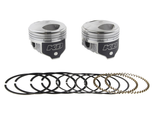 +.040in. Dome Top Pistons with 8.3:1 Compression Ratio. Fits Big Twin 1978-1984 with 1340cc Shovel Engine. - Keith Black Pistons