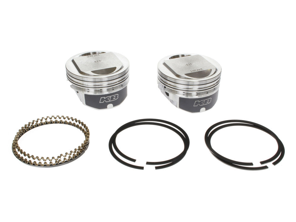 +.010in. Dome Top Pistons with 10.5:1 Compression Ratio. Fits Twin Cam 1999-2006 with Big Bore 88ci to 95ci Conversion. - Keith Black Pistons