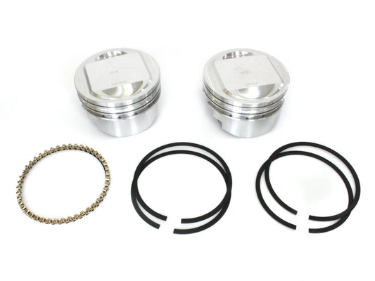 Std Dome Top Pistons with 10.5:1 Compression Ratio. Fits Twin Cam 1999-2006 with Big Bore 88ci to 95ci Conversion. - Keith Black Pistons