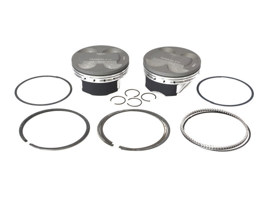 Std Pistons with 11.7:1 Compression Ratio. Fits Milwaukee-Eight 2017up with Big Bore 114 or 117ci to 128ci 4.250in. Cylinders. - Keith Black Pistons