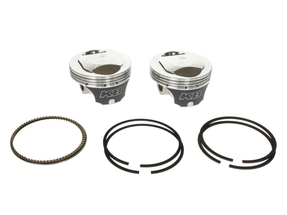 Std Dome Top Pistons with 10.5:1 Compression Ratio. Fits Twin Cam 1999-2006 88ci to 95ci Conversion. - Keith Black Pistons