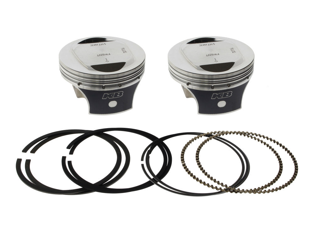 Std Dome Top Pistons with 10.5:1 Compression Ratio. Fits Twin Cam Twin Cam 2007-2017 with 103ci Engine & Big Bore 96ci to 103ci Conversion. - Keith Black Pistons