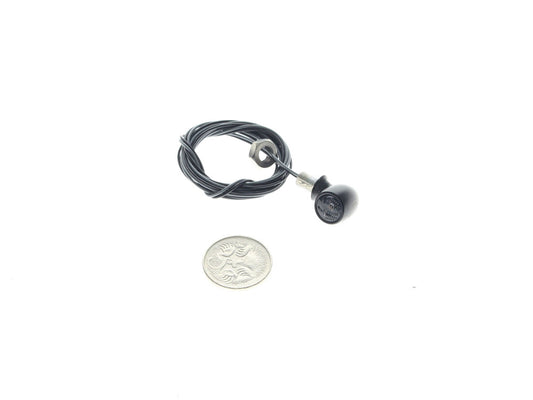 Atto Dark Mini LED Turn Signal - Black. - Kellermann