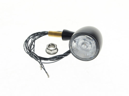 Bullet 1000 PL LED Turn Signal - Amber Turn - White Running Light - Black. - Kellermann