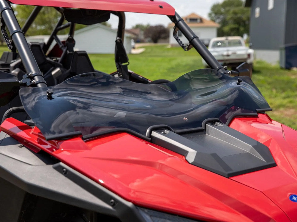 UTV Flare Windshield - Dark Smoke. Fits Polaris RZR Pro XP 2020up. - Klock Werks