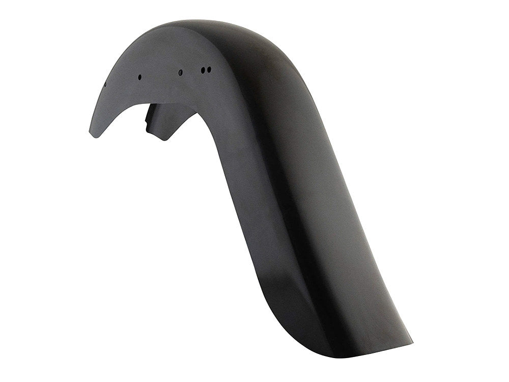 9in. Stretched Smooth Benchmark Rear Fender. Fits FL Softail 1986-2017 & FX Softail 2000-2005. - Klock Werks