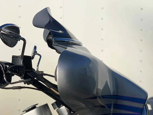 6.5in. Flare Windshield - Dark Smoke. Fits Electra Glide & Ultra 1986-1995. - Klock Werks