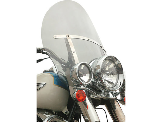 20in. Billboard Flare Windshield - Tinted. Fits FL Softail 2000-2017 and Freewheeler Trike 2017up - Klock Werks