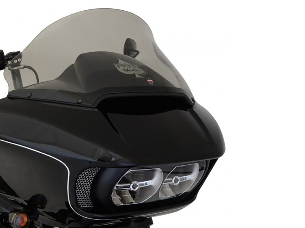 12in. Pro-Touring Flare Windshield - Tinted. Fits Road Glide 2015-2023 - Klock Werks