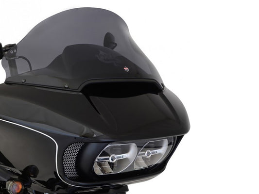 12in. Pro-Touring Flare Windshield - Dark Smoke Tint. Fits Road Glide 2015-2023 - Klock Werks
