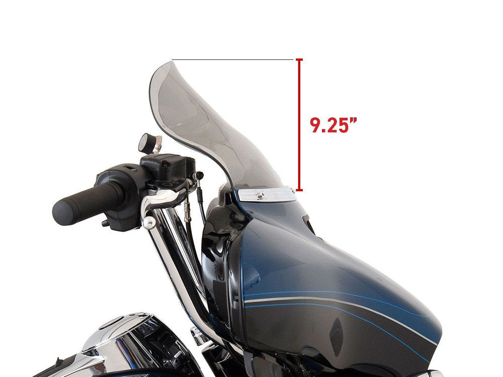 10.5in. Flare Windshield - Tinted. Fits Electra Glide, Tri Glide & Street Glide 2014-2023 - Klock Werks