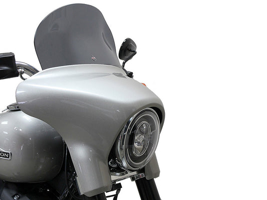 8in. Dark Smoke Flare Windshield. Fits Sport Glide 2018-2024 - Klock Werks