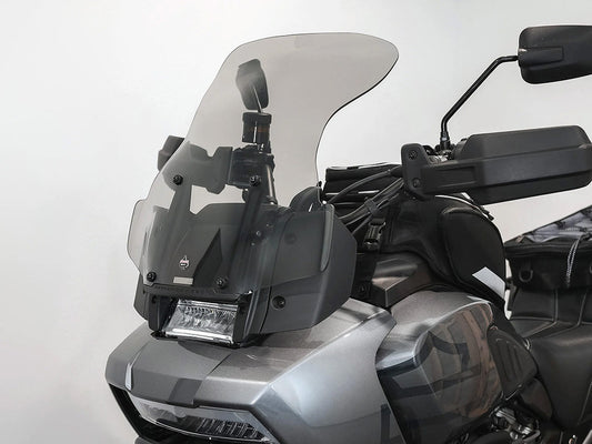 15.5in. Flare Windshield - Tinted. Fits Pan America 2021up. - Klock Werks