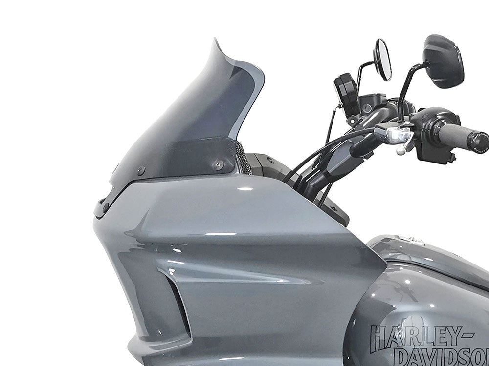 8in. Flare Windshield - Dark Smoke. Fits Low Rider ST 2022up - Klock Werks