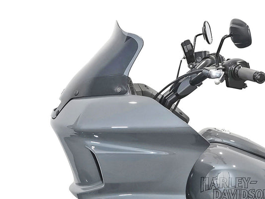 8in. Flare Windshield - Dark Smoke. Fits Low Rider ST 2022up - Klock Werks