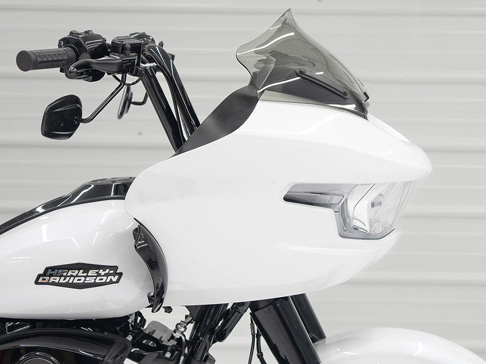 10in. Sports Flare Windshield - Tinted. Fits CVO Road Glide 2023up & Road Glide 2024up - Klock Werks