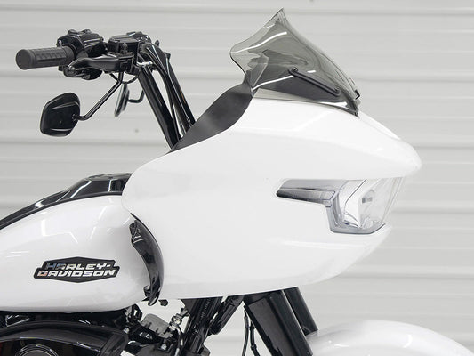10in. Sports Flare Windshield - Tinted. Fits CVO Road Glide 2023up & Road Glide 2024up - Klock Werks