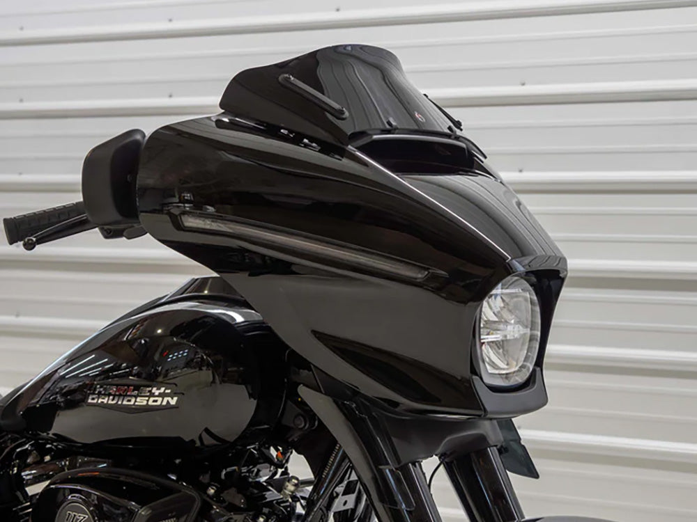 6.5in. Flare Windshield - Black. Fits CVO Street Glide 2023up & Street Glide 2024up - Klock Werks