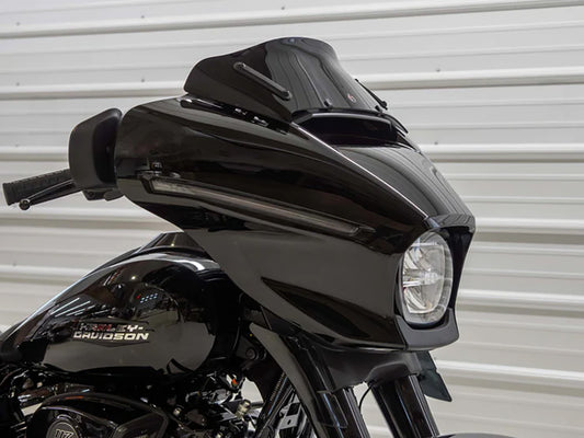 6.5in. Flare Windshield - Black. Fits CVO Street Glide 2023up & Street Glide 2024up - Klock Werks