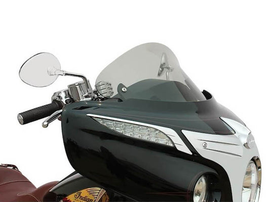 12in. Flare Windshield - Tinted. Fits Indian Touring 2014up - Klock Werks