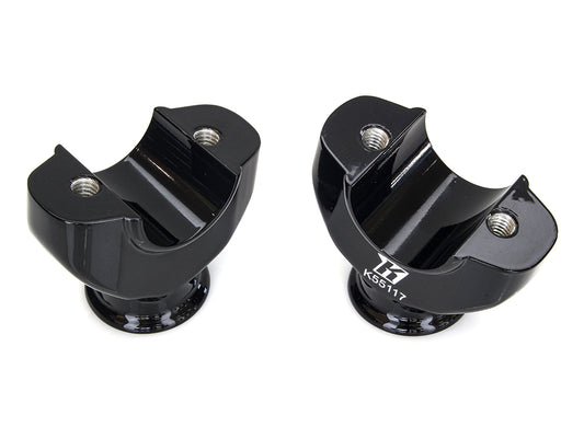 2in. Pullback Riser Bottoms - Gloss Black. Fits 2018up Breakout with 1-1/4in. Handlebar. - Kodlin