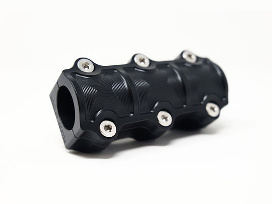 1.5in. Straight One Piece Big Block Riser Kit - Black. Fits 1.25in. Handlebar. - Kodlin