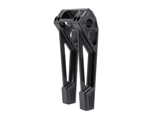 10in. Straight Fastback Risers - Black. Fits Softail Street Bob, Low Rider ST, Standard & Breakout 2018-2024 - Kodlin