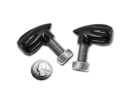 Rear Neowise Grooved Bullet Run/Brake/Turn Signals - Black - Kodlin