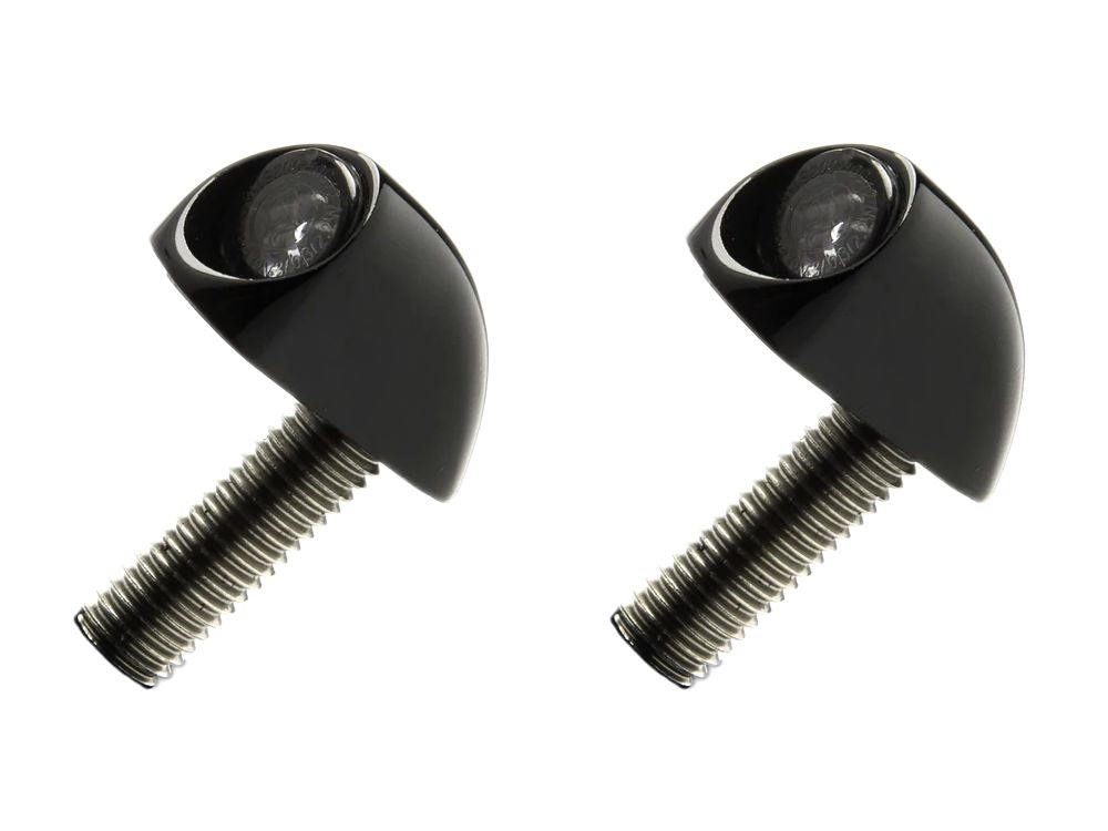 Rear Neowise Smooth Bullet Run/Brake/Turn Signals - Black - Kodlin