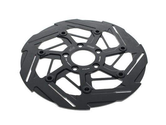 11.8in. Right Hand Front 7-Spoke Disc Rotor - Black Band & Black Carrier. - Kodlin