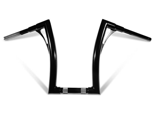 15in. x 1-1/2in. Flowbar Tall Ape - Gloss Black. - Kodlin