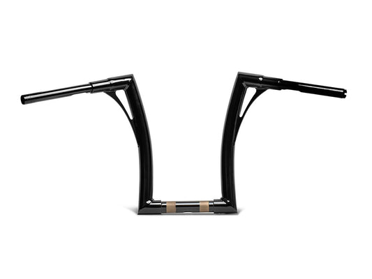 17in. x 1-1/2in. Flowbar Extra Tall Ape - Gloss Black. - Kodlin