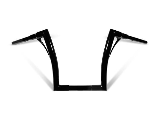 15in. x 1-1/2in. Flowbar Tall Ape - Gloss Black. Fits Road Glide 2015-2023 - Kodlin