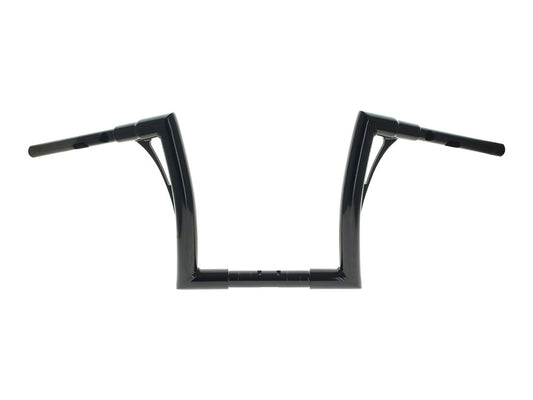 12.5in. x 1-1/2in. Flowbar Medium Ape - Gloss Black. Fits CVO Road Glide 2023up & Road Glide 2024up. - Kodlin