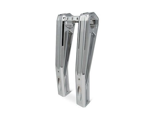 10in. Pullback Accent Pro Riser Kit - Chrome. Fits 1.25in. Handlebar. - Kodlin