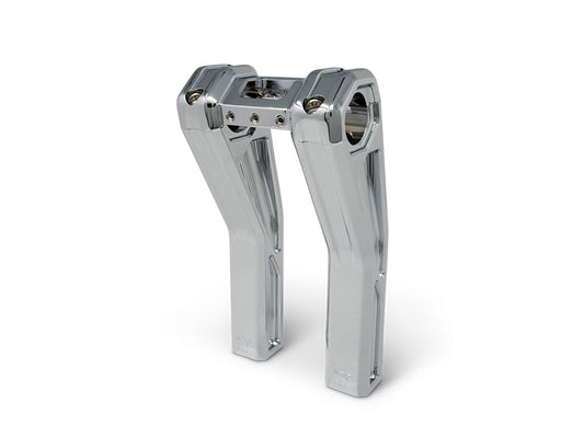 8in. Pullback Accent Pro Riser Kit - Chrome. Fits 1.25in. Handlebar. - Kodlin