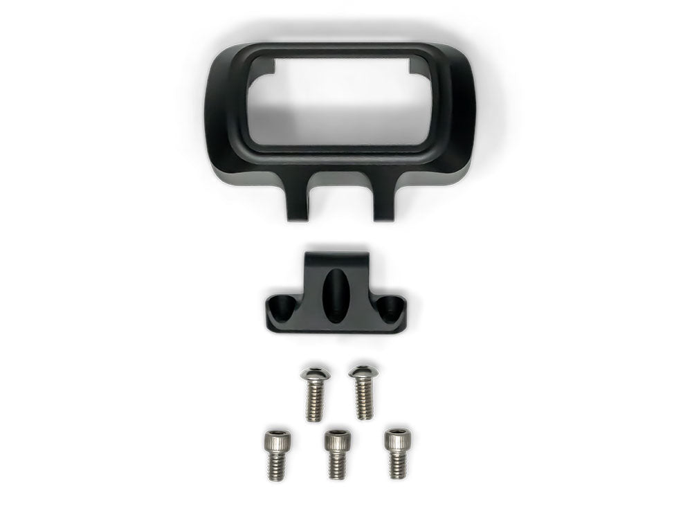 Accent Pro Riser Gauge Housing - Black. Fits Street Bob 2018-24, Lowrider ST 2022-24, 2018-24 Breakout and Softail Standard 2020-2022. - Kodlin