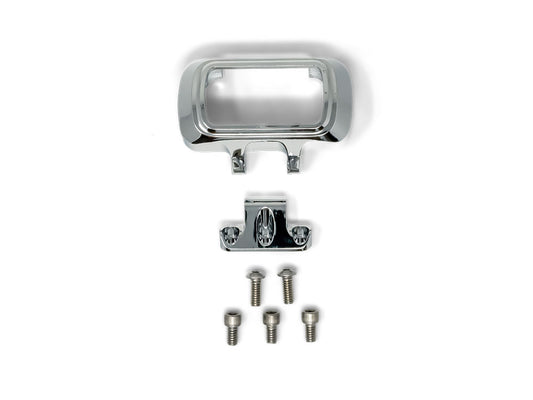 Accent Pro Riser Gauge Housing - Chrome. Fits Street Bob 2018-24, Lowrider ST 2022-24, 2018-24 Breakout and Softail Standard 2020-2022. - Kodlin