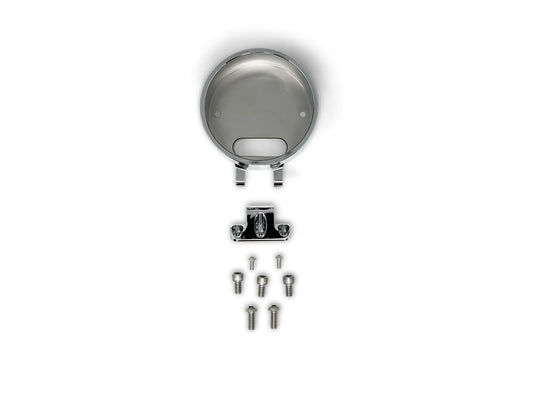 Accent Pro Riser Gauge Housing - Chrome. Fits Low Rider S 2022up & All Softail 2025up. - Kodlin