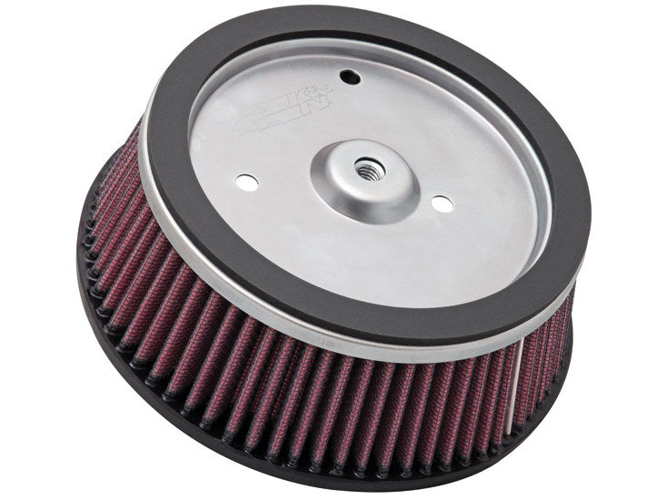 High-Flow Air Filter Element. Fits Twin Cam 88ci & 96ci with Screaming Eagle & Arlen Ness Big Sucker Air Cleaner - K&N Filters
