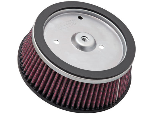 High-Flow Air Filter Element. Fits Twin Cam 88ci & 96ci with Screaming Eagle & Arlen Ness Big Sucker Air Cleaner - K&N Filters