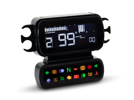 Speedometer/Tachometer - Black. Fits Touring 2014-2023 when Running Late Model Breakout/Street Bob Gauge Housing - Koso