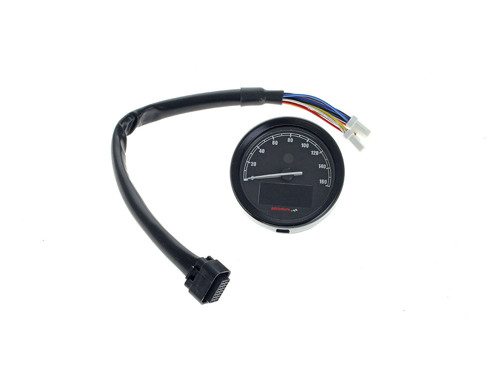 2-11/16in. Digital Speedometer - Black. - Koso