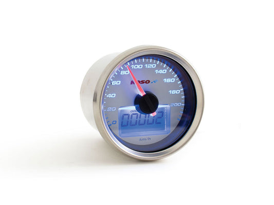 2-3/8in. Digital Speedometer - Silver. - Koso